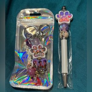 SET K-POP Demon Hunters Huntrix Inspired Rumi Mira Zoey Keychain, Pen,& Tumbler
